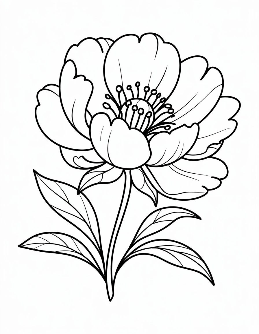 Single-Form Peony